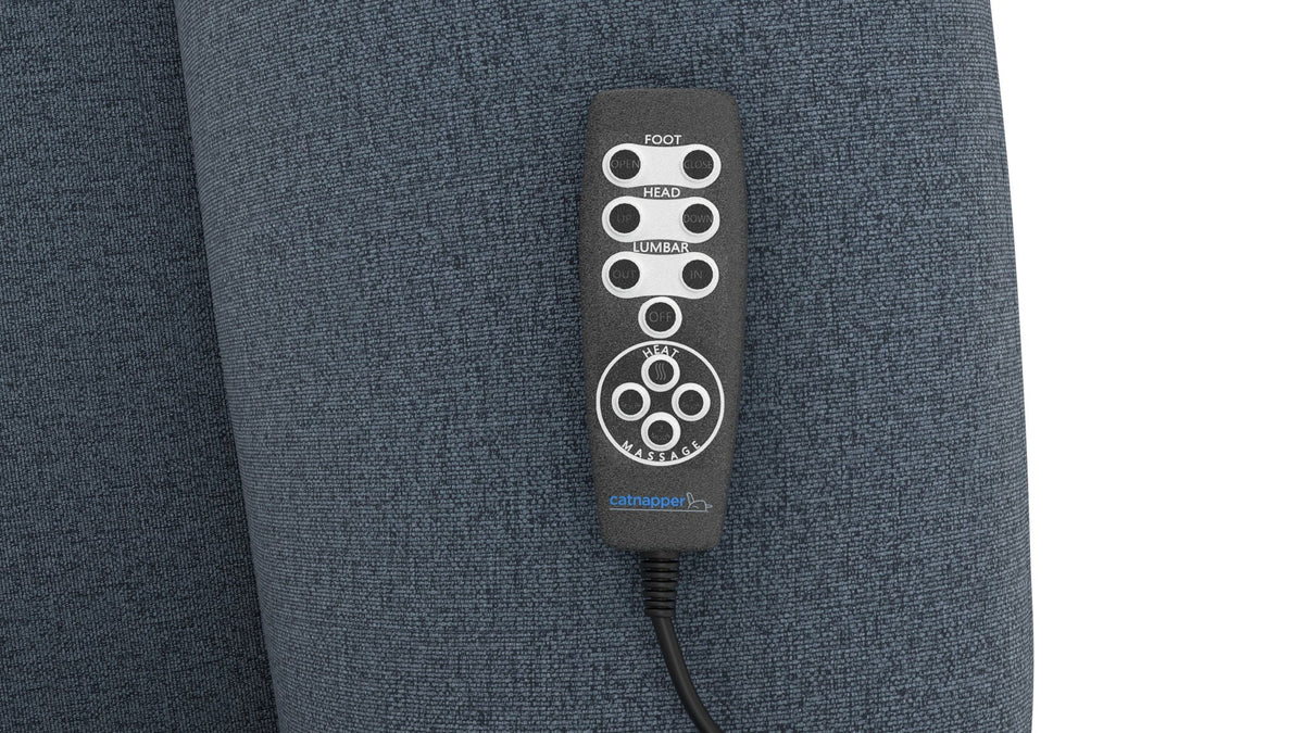 Dreamtime - 48" Power Headrest Power Lay Flat Recliner With CR3 Heat/Massage/Zero Gravity
