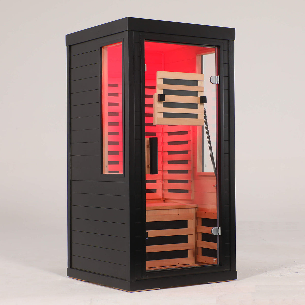 Aurelo 2-Person Low EMF Indoor Infrared Sauna With Red Light Therapy (SAK37542)