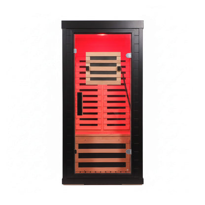Aurelo 2-Person Low EMF Indoor Infrared Sauna With Red Light Therapy (SAK37542)
