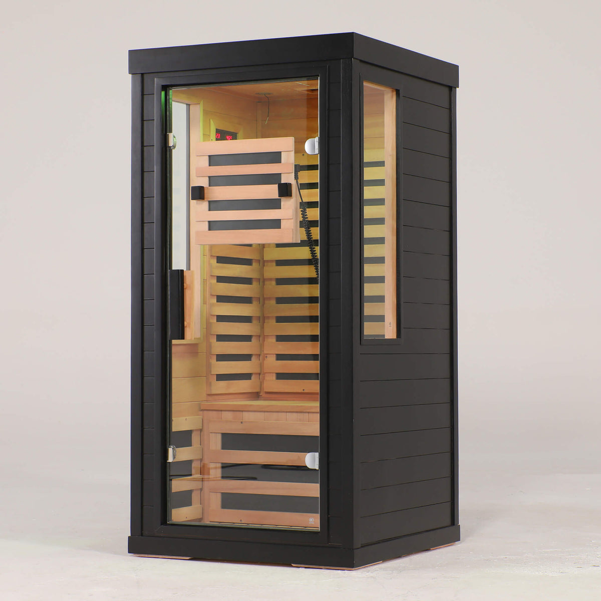 Aurelo 2-Person Low EMF Indoor Infrared Sauna With Red Light Therapy (SAK37542)