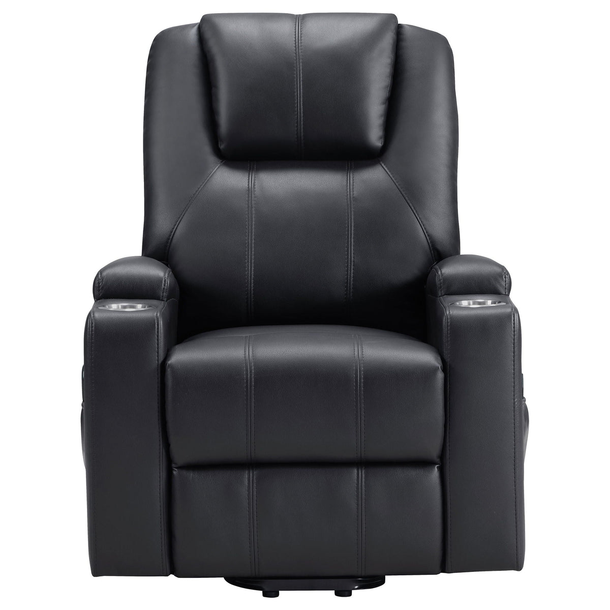 Macklin - Power Lift Massage Recliner With Heat And Dual Cupholders