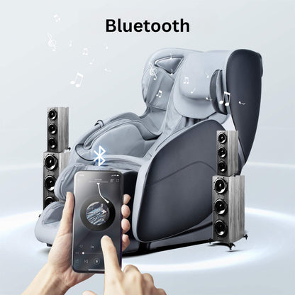 Bosscare Full-Body 3D Zero-Gravity Shiatsu Recline Massage Chair With Waist Heating (SAK37215)